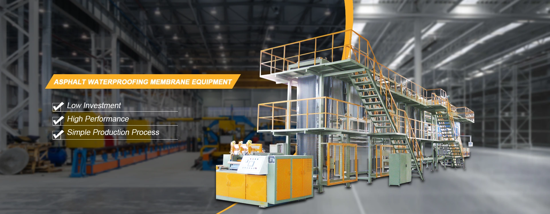 China asfaltowa membrana hydroizolacja producent sprzętu